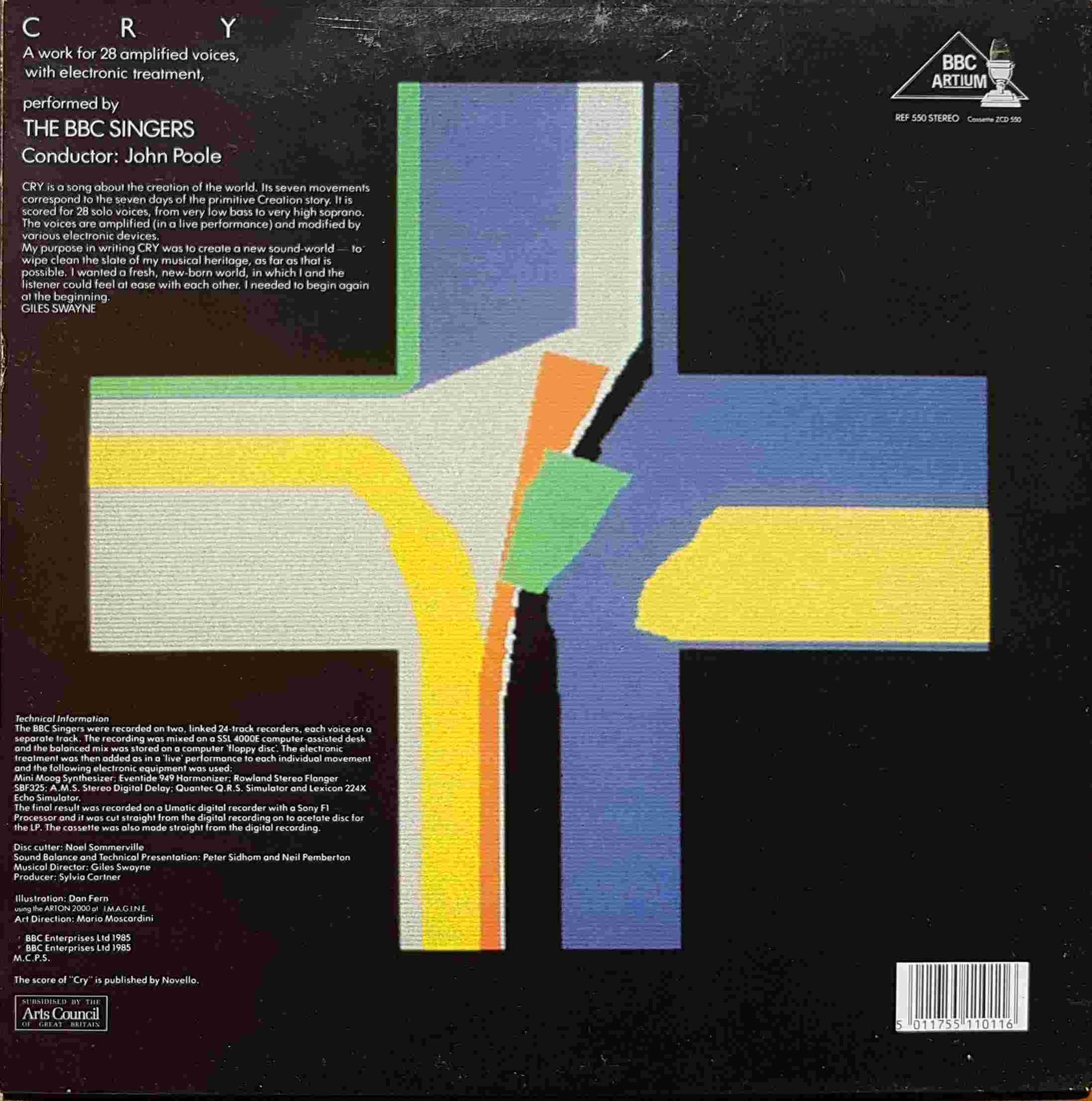 Back cover of REF 550